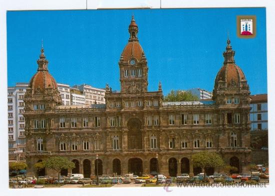 Postales: LA CORU&Ntilde;A - AYUNTAMIENTO (1981) - Foto 1