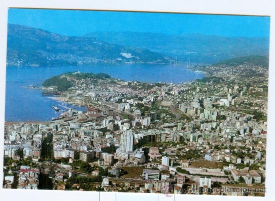 Postales: VIGO - VISTA A&Eacute;REA - Foto 1