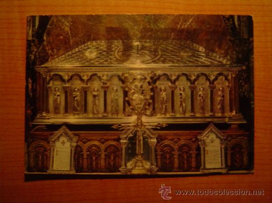 Postkarten: POSTAL SANTIAGO DE COMPOSTELA CATEDRAL ARCA DE PLATA CON LA RELIQUIA DEL APOSTOL SIN CIRCULAR