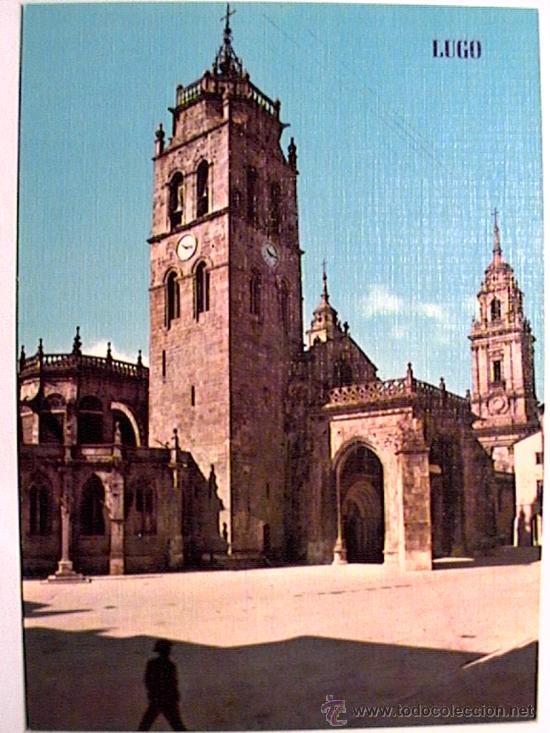 Postales: POSTAL DE LUGO DE LOS A&Ntilde;OS 70 - Foto 1
