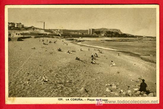 Postales: LA CORU&Ntilde;A, PLAYA DE RIAZOR,   P34423 - Foto 1