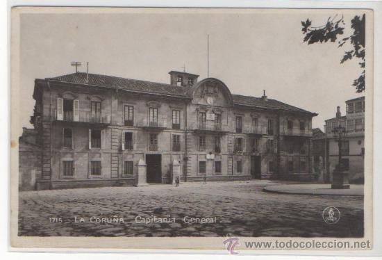 Postales: TARJETA POSTAL CAPITANIA GENERAL LA CORU&Ntilde;A - Foto 1