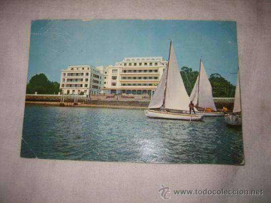 Cartoline: LA TOJA.-GRAN HOTEL  CIRCULADA 1961 LE FALTA EL SELLO