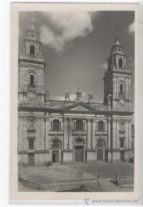 Postales: TARJETA POSTAL CATEDRAL FACHADA PRINCIPAL LUGO