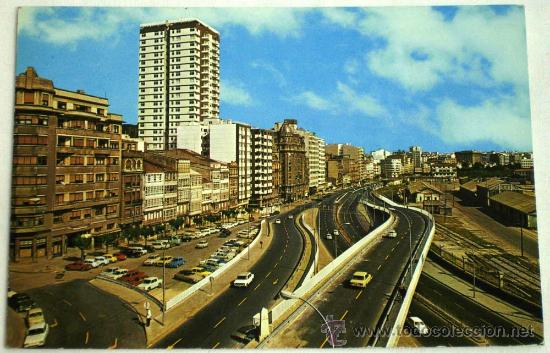 Postales: Postal La Coru&ntilde;a Accesos al centro de la ciudad - Foto 1