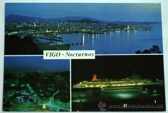 Postales: Postal Vigo Nocturnos - Foto 1