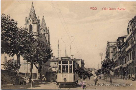 Cartes Postales: VIGO(PONTEVEDRA).-CALLE GARC&Iacute;A BARB&Oacute;N