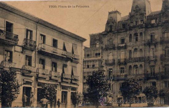 Postales: VIGO(PONTEVEDRA).-PLAZA DE LA PRINCESA