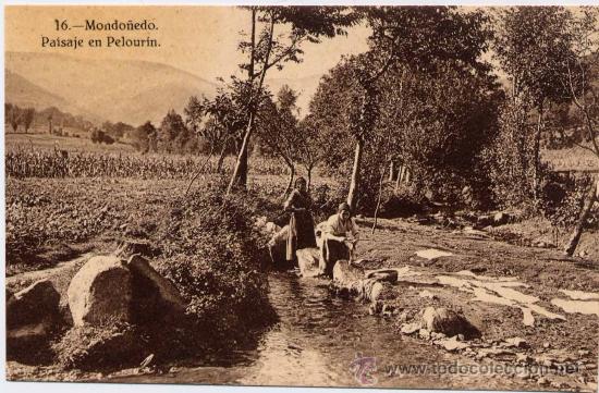 Postales: MONDO&Ntilde;EDO(LUGO).-PAISAJE EN PELOUR&Iacute;N