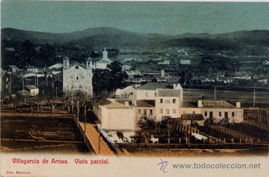 Postales: VILLAGARC&Iacute;A(PONTEVEDRA).- VISTA PARCIAL