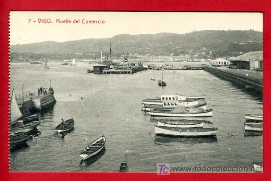 Postales: VIGO , MUELLE DEL COMERCIO , P38.890 - Foto 1