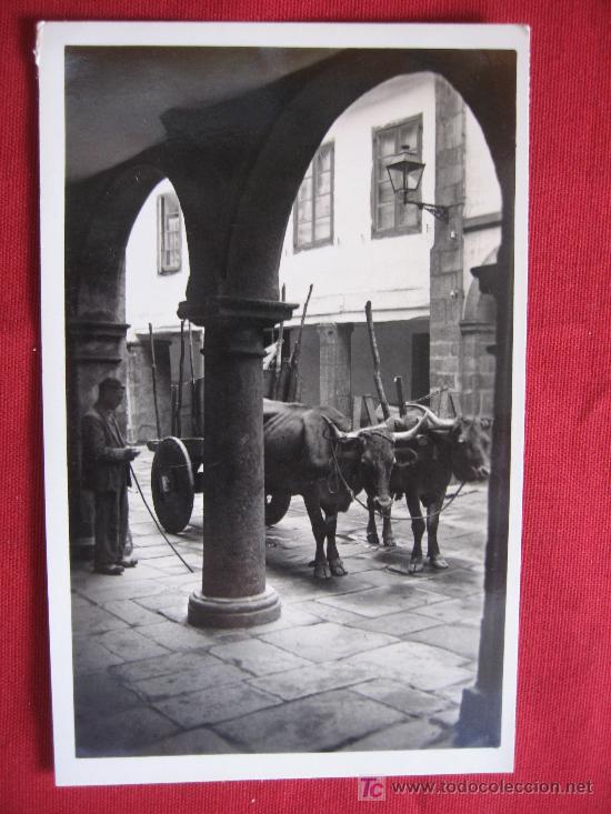 Postales: SANTIAGO DE COMPOSTELA - LA RUA NUEVA - Foto 1