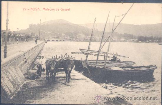 Postales: NOYA(LA CORU&Ntilde;A).-MALEC&Oacute;N DE GASSET - Foto 1