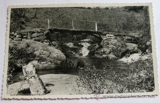 Postales: ANTIGUA POSTAL DE GUITRIZ - LUGO- PUENTE DE LOS SIETE MOLINOS - FOTO GARRIDO - NO CIRCULADA