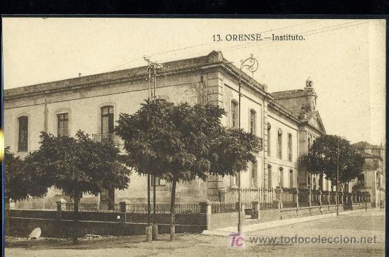 Postales: TARJETA POSTAL ORENSE. INSTITUTO - Foto 1
