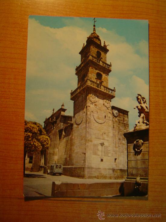 Postcards: POSTAL CONGAS DE MORRAZOEX COLEGIATA Y FUENTEDEL CABALLO SIN CIRCULAR
