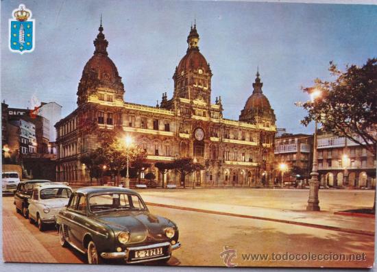 Postales: LA CORU&Ntilde;A Palacio Municipal - Foto 1