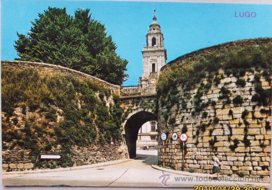 Postales: LUGO Puerta de Santiago - Foto 1