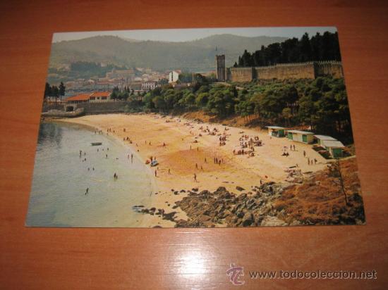 Cartoline: 15-BAYONA (PONTEVEDRA).-PLAYA BEACH  EDIC.GARCIA GARRABELLA