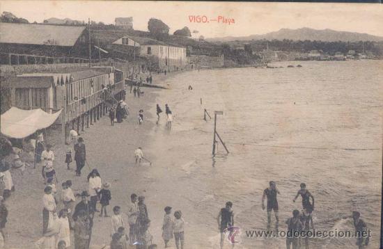 Postales: VIGO (PONTEVEDRA).- PLAYA - Foto 1