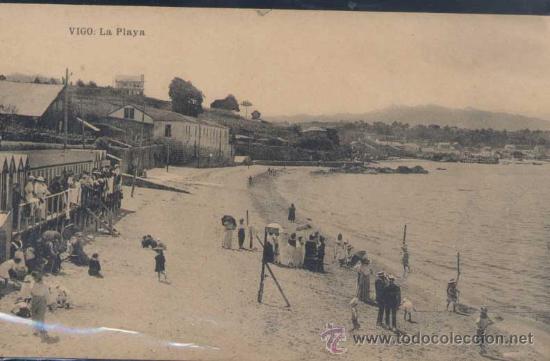 Postales: VIGO (PONTEVEDRA).- LA PLAYA - Foto 1