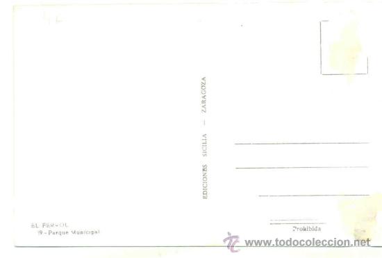 Postales: Ferrol .. Parque municipal - Foto 2