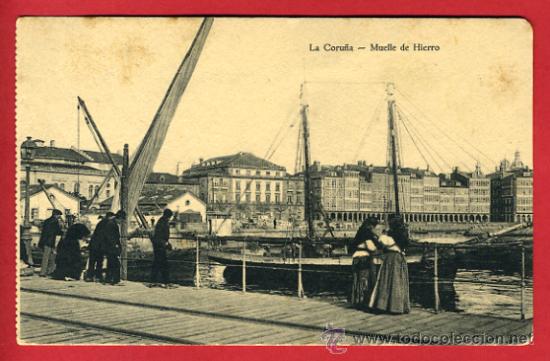 Postales: la coru&ntilde;a, muelle de hierro,   P41779 - Foto 1