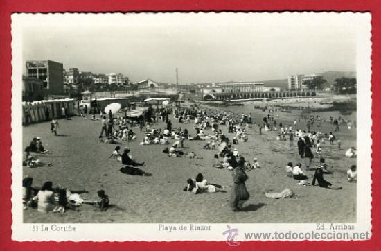 Postales: la coru&ntilde;a, playa de riazor,   P41794 - Foto 1