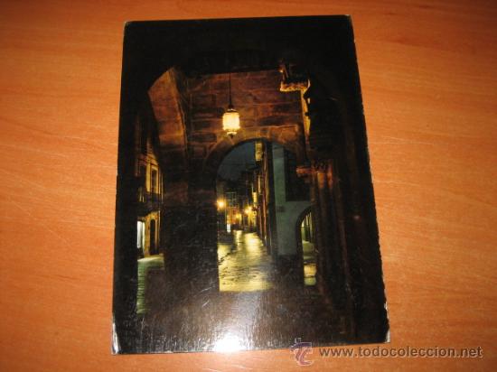 Cartoline: 2.012.-SANTIAGO DE COMPOSTELA   RUA NUEVA NOCTURNA   EDICIONES ARRIBAS
