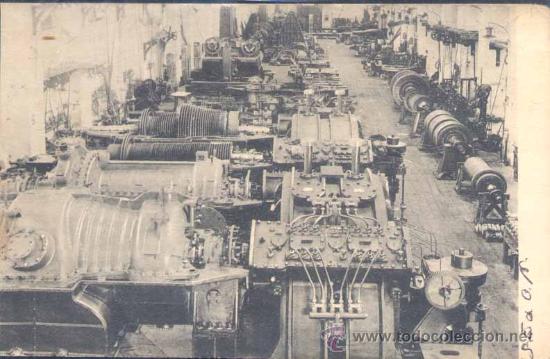 Postales: FERROL.- TALLER DE TURBINAS - Foto 1