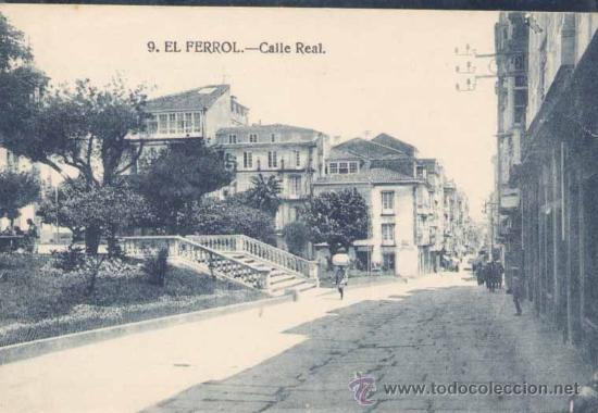 Cartoline: EL FERROL.-CALLE REAL