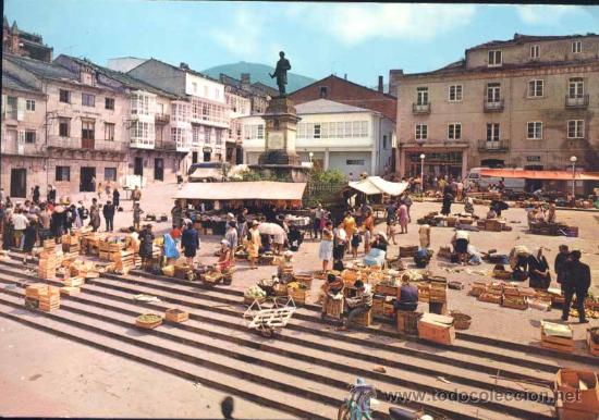 Postales: VIVERO (LUGO).- PLAZA DEL GENERALISIMO - Foto 1