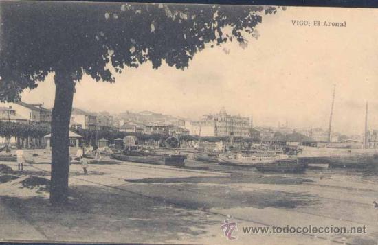 Postales: VIGO (PONTEVEDRA).- EL ARENAL - Foto 1