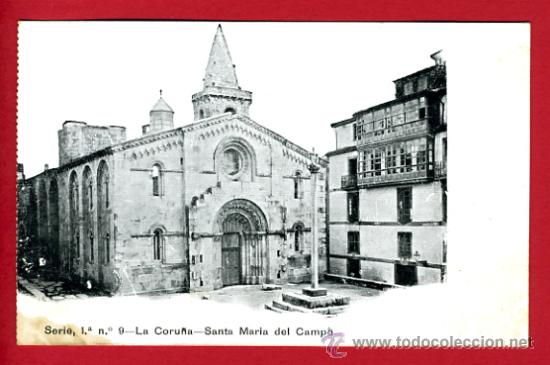 Postkarten: coru&ntilde;a, galicia, santa maria del campo,      p44102