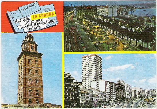 Postales: POSTAL LA CORU&Ntilde;A - Foto 1