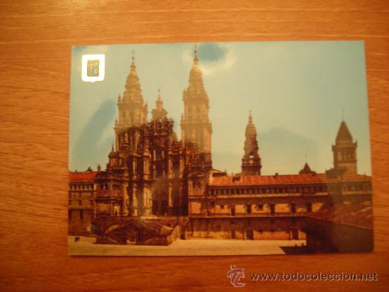 Postcards: POSTAL IMAGENES ESCUDO DE ORO SANTIAGO DE COMPOSTELA  P. C. DE CATEDRALES LA CATEDRAL SIN CIRCULAR