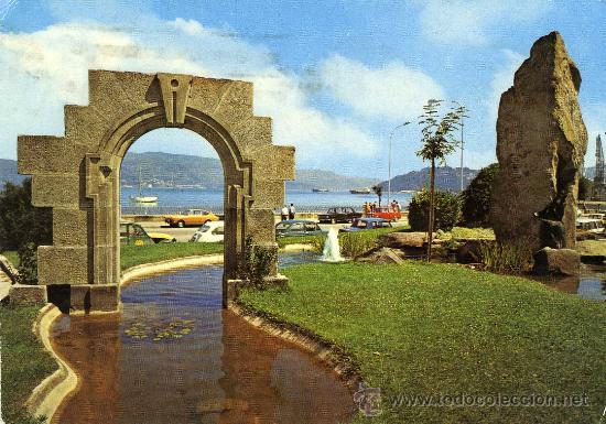 Postales: POSTAL VIGO JARDINES DE ELDUAYEN - Foto 1