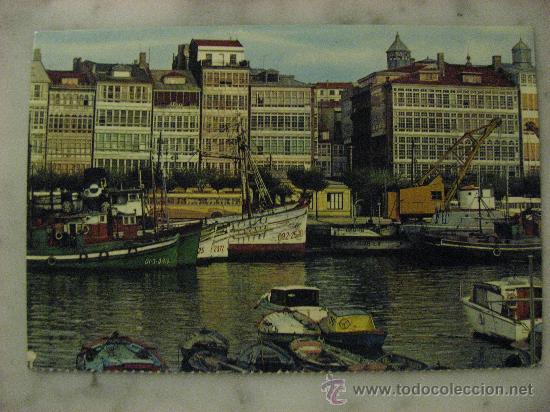 Postales: LA CORU&Ntilde;A,DARSENA-MUELLE. - Foto 1