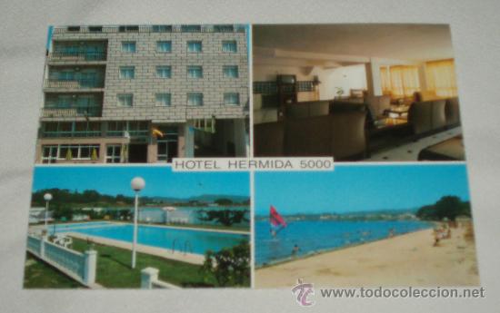 Postales: hotel hermida 5000 sin circular en vilanova de arosa
