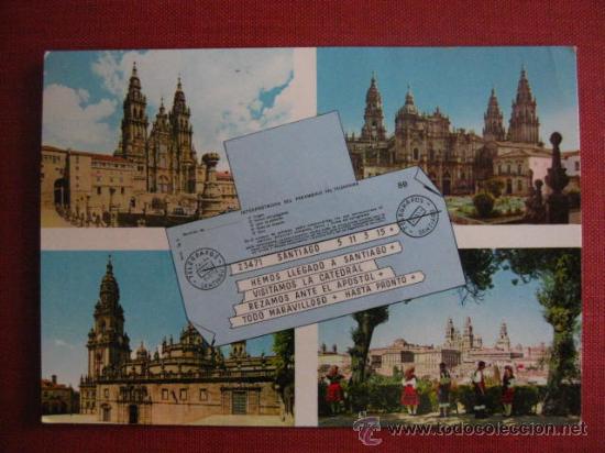 Postales: SANTIAGO DE COMPOSTELA. LA CORU&Ntilde;A. -  REF. AH - 202 - Foto 1