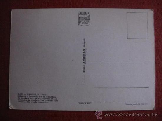 Postales: MONFORTE DE LEMOS. LUGO. -  REF. AH - 207 - Foto 2