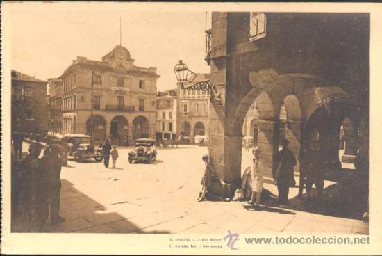Postales: ORENSE.- PLAZA MAYOR - Foto 1