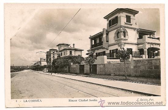 Postales: La Coru&ntilde;a - Riazor Ciudad Jardin - Foto 1