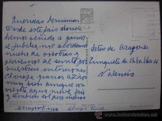Postales: SANTIAGO DE COMPOSTELA - REF.: S-654 - Foto 2