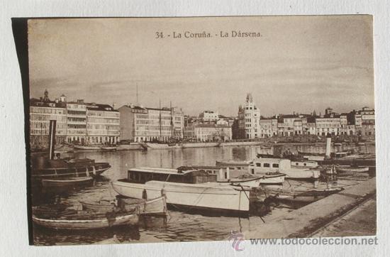 Postales: La Coru&ntilde;a, La D&agrave;rsena, no circulada - Foto 1