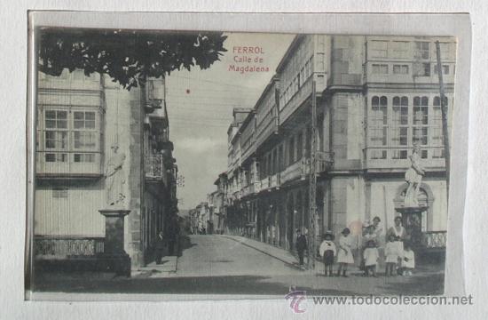Postales: Ferrol - Calle de Magdalena - Foto 1