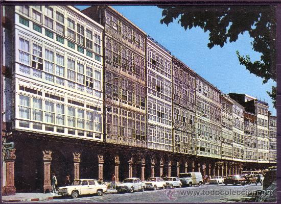 Postales: LA CORU&Ntilde;A - PASEO DE LA MARINA - Foto 1