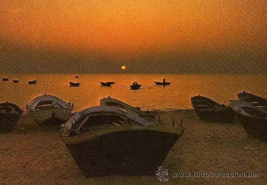 Postcards: GALICIA N&ordm; 3532 PUESTA DE SOL ESCRITA CIRCULADA CON SELLO