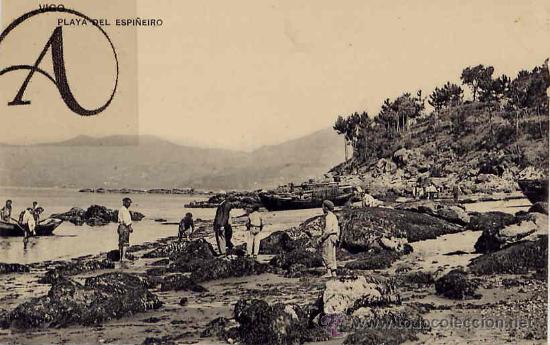 Postales: VIGO,PLAYA DEL ESPI&Ntilde;EIRO. - Foto 1