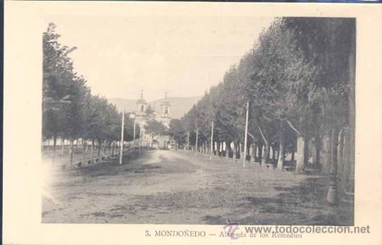 Cartes Postales: MONDO&Ntilde;EDO (LUGO).- ALAMEDA DE LOS REMEDIOS